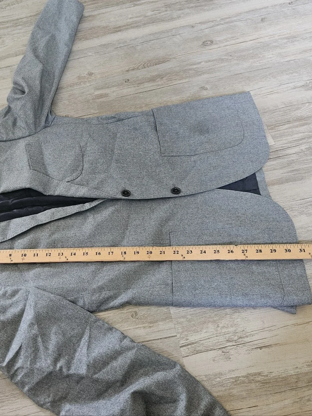 NWT J. Crew Ludlow Men's Gray Vitale Barberis Canonico Wool Blazer 38R
